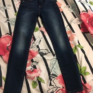 7 for all mankind high waisted skinny ankle jeans